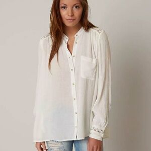 Free People "The best shirt" white blouse